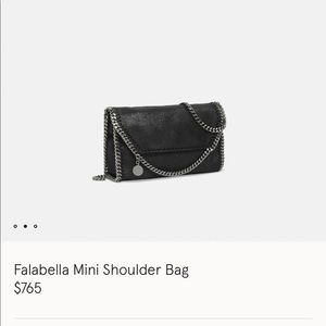 Metallic Black Stella McCartney Bag- Like New